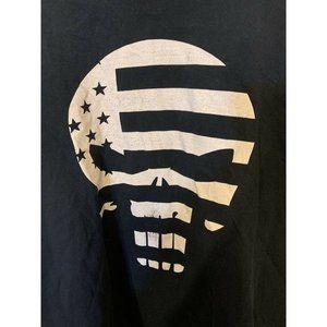 The Punisher Men’s Sz 2XL T Shirt Black‎ White